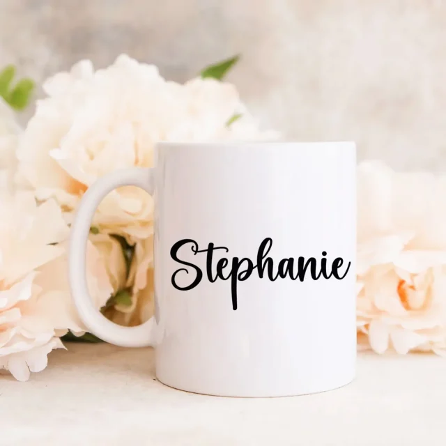 Personalised Simple Name Mug - Sparkle Pod