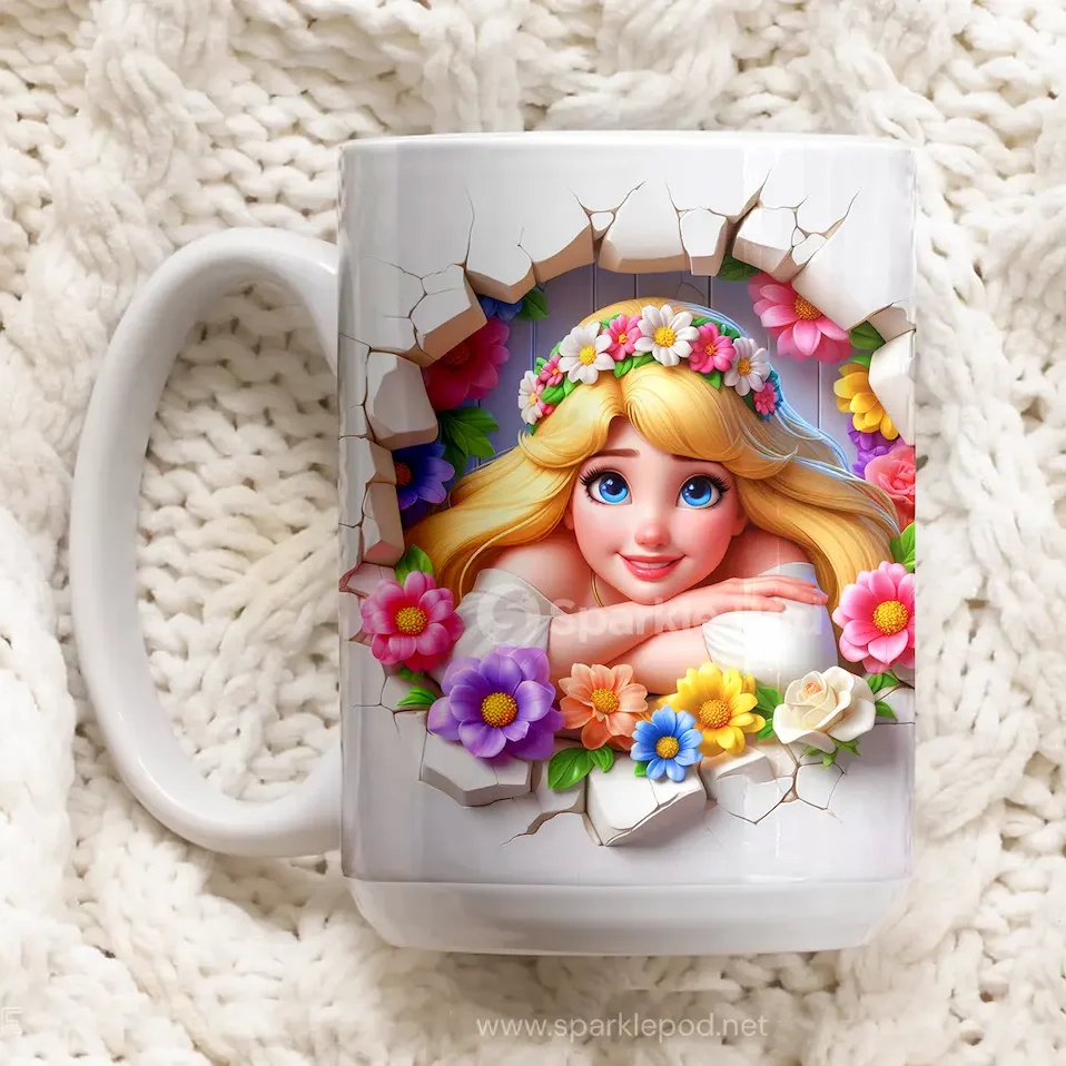 Aurora Cartoon Mug