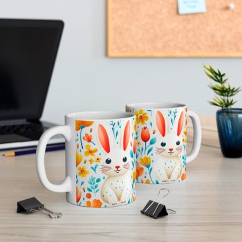 Orange Eared Easter Bunny Gift Mug