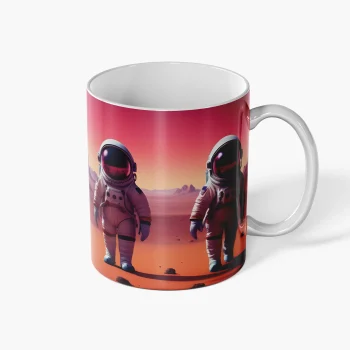 Astronauts On Mars Mug