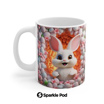 Smiling Easter Bunny 3D Gift Mug 014