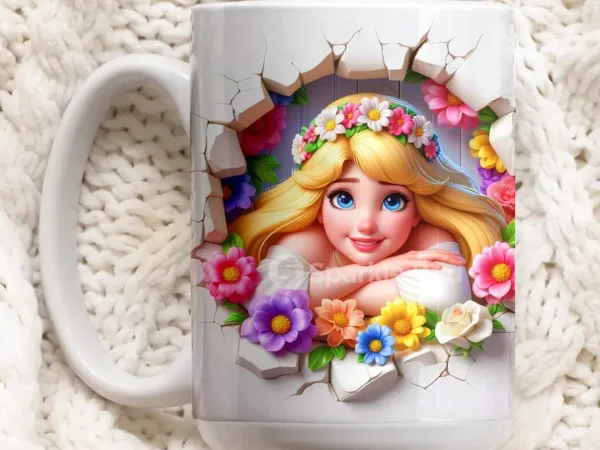 Aurora Cartoon Mug