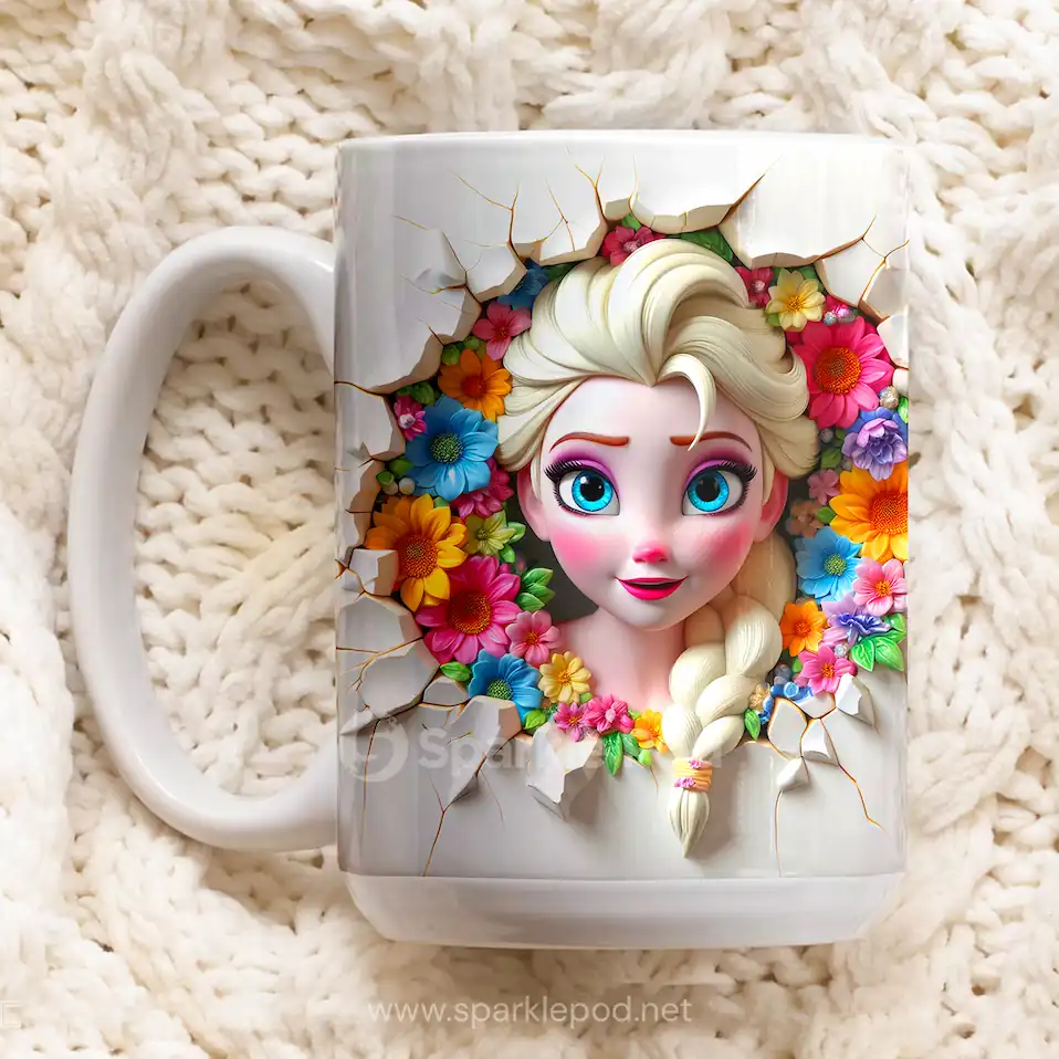Elsa Cartoon Mug