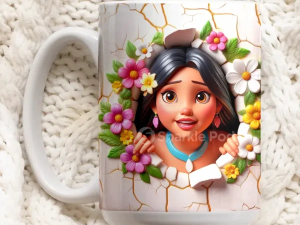 Jasmine Cartoon Mug