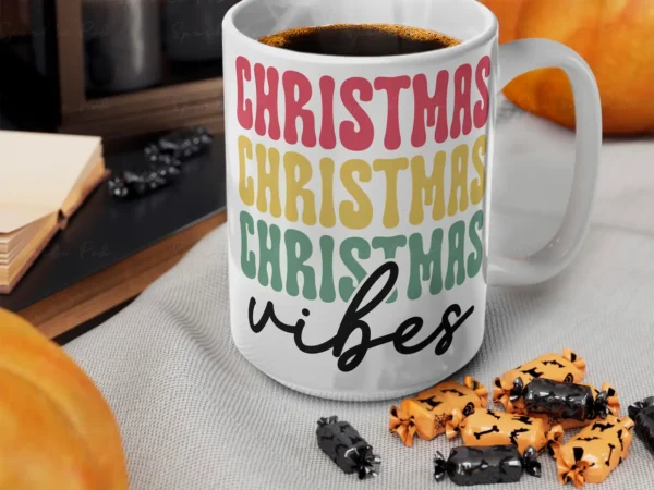 Christmas Vibes Mug Sparkle Pod