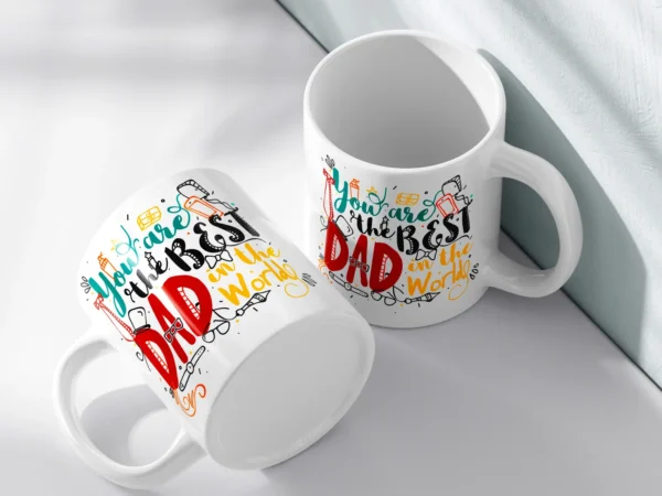 Best Dad In The World - Doodles - Sparkle Pod