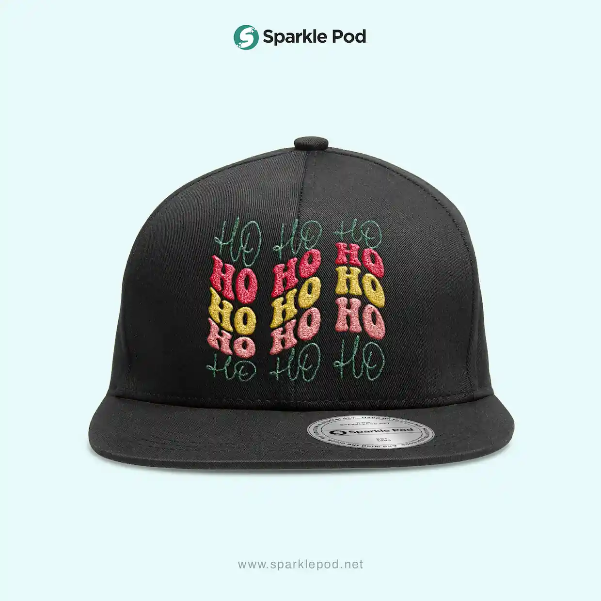 HO HO HO Christmas Snapback Cap
