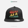 Jolly As A Mother Christmas Snapback Cap