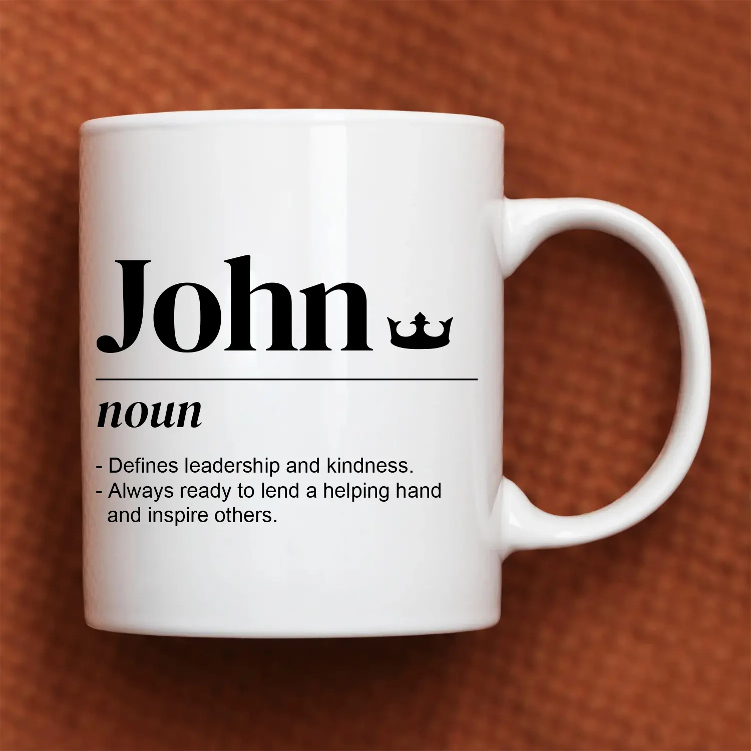 Mug With and Name Definition