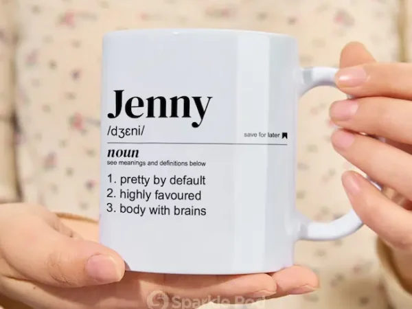 Personalised Name Pronunciation Mug- Sparkle Pod