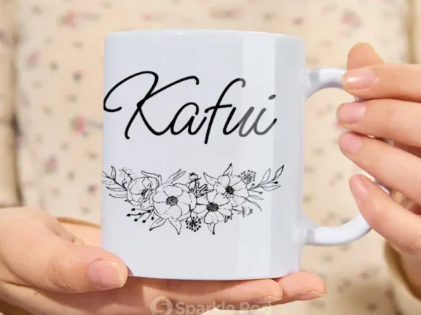 Personalised Name With Flowers