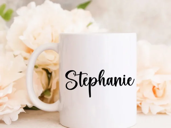 Personalised Simple Name Mug - Sparkle Pod