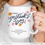 Personalised Happy Mothers Day Mug - with custom message