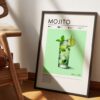 Set of 3 Cocktail Prints | Aperol Spritz, Margarita, Mojito