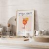 Set of 3 Cocktail Prints | Aperol Spritz, Margarita, Mojito
