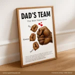 Dad’s Team Fist Bump Wall Frame