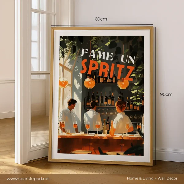 Fame un Spritz - Italian Bar Art Print