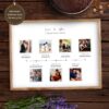 Timeline Photo Collage of Husband and Wife Couple Anniversary Gift for Him/Her