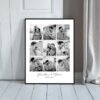 Personalised Photo Gift, Photo Collage, You and Me Photo Collage, Anniversary Gift.