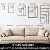 Set of 6 Christian Wall Art Hebrew Names of God