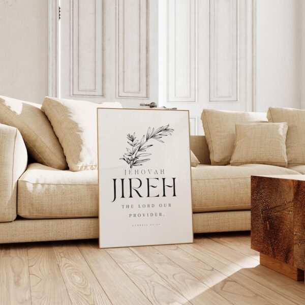 Set of 6 Christian Wall Art Hebrew Names of God