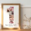 Birthday Number 1 Photo Collage, Birthday gift, First Birthday Photo Milestone Sign, Editable 1st Birthday Photo Poster Template, Canva