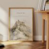 Set of 3 Bible Verse, Psalm 23 4, Jeremiah 29 11, Psalm 91 2, Jesus painting, Print, Jesus portrait, Jesus wall art, Inspirational quotes