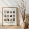 Custom Polaroid Photo Frame Anniversary Template, Anniversary Gift, Personalized Photo Frame, Anniversary Gift for Boyfriend, Couple Gift