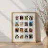 Personalized Polaroid Photo Frame Anniversary Template, Custom Anniversary Photo Frame, Gift for Boyfriend or Girlfriend, Valentines Gift