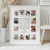 Custom Polaroid Photo Frame Anniversary Template, 1st Anniversary Gift, Valentines Day Gift, Personalized Picture Frame, Canva Template