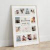 Anniversary Polaroid Collage Template, Custom Polaroid Photo Frame, 1st Anniversary Gift, Printable Anniversary Gift for Boyfriend, Canva