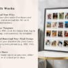 Personalized Polaroid Photo Frame Anniversary Template, Custom Anniversary Photo Frame, Gift for Boyfriend or Girlfriend, Valentines Gift