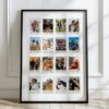 Personalized Polaroid Photo Frame Anniversary Template, Custom Anniversary Photo Frame, Gift for Boyfriend or Girlfriend, Valentines Gift