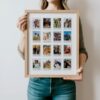 Personalized Polaroid Photo Frame Anniversary Template, Custom Anniversary Photo Frame, Gift for Boyfriend or Girlfriend, Valentines Gift