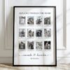 Custom Polaroid Photo Frame Anniversary Template, Anniversary Gift, Personalized Photo Frame, Anniversary Gift for Boyfriend, Couple Gift