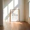 Psalm 46 Be Still Bible Chapter Wall Art