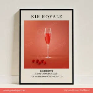 Kir Royale Wall Art - Sparkle Pod