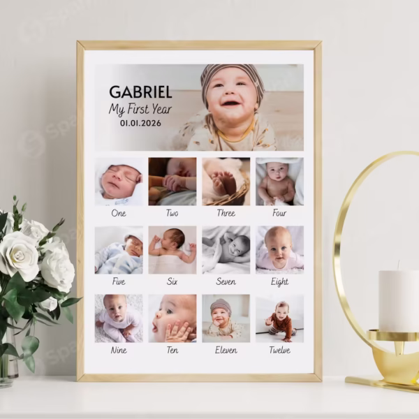 First Year Photo Collage